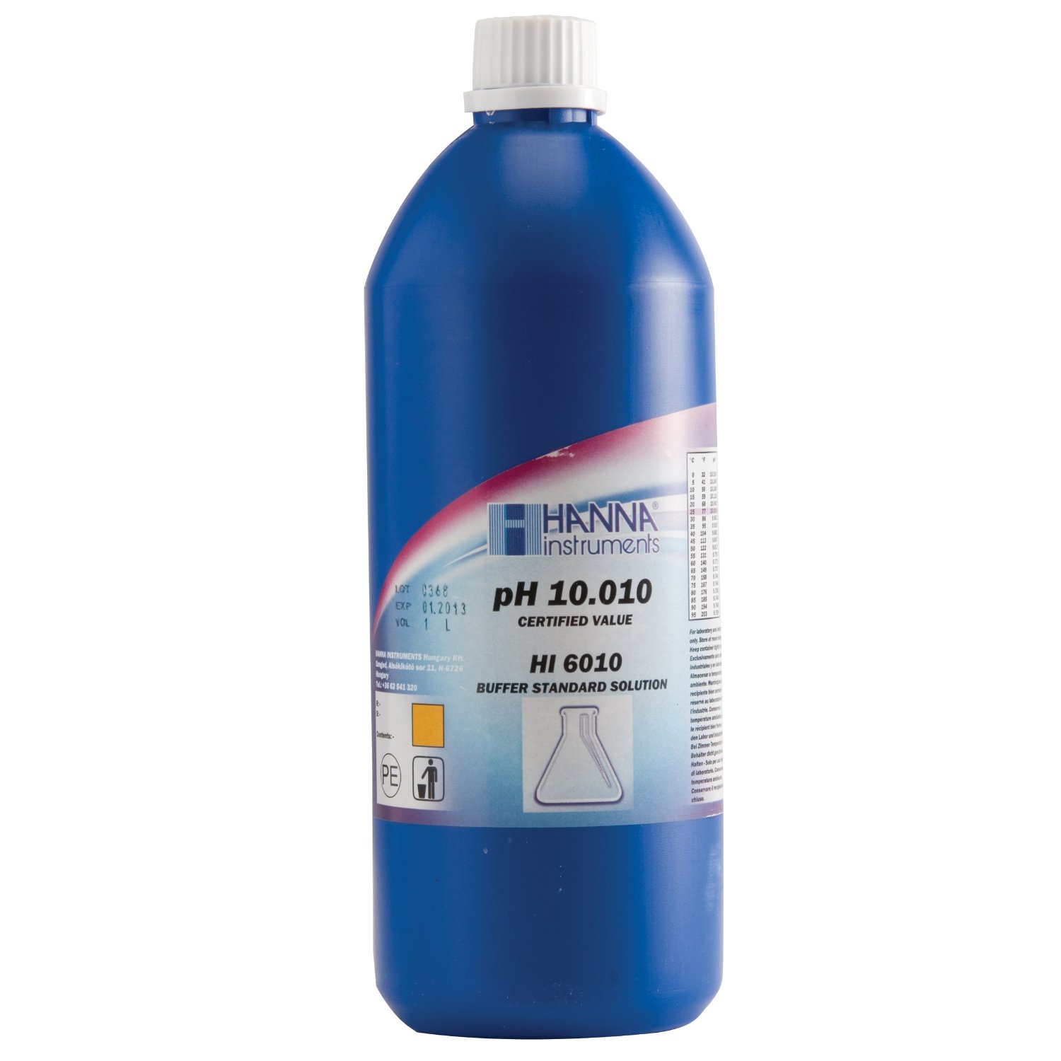 [:lt]HI6010-01 10.010 pH Kalibravimo tirpalas (1 L)[:en]HI6010-01 10.010 pH Millesimal Calibration Solution (1 L)[:]