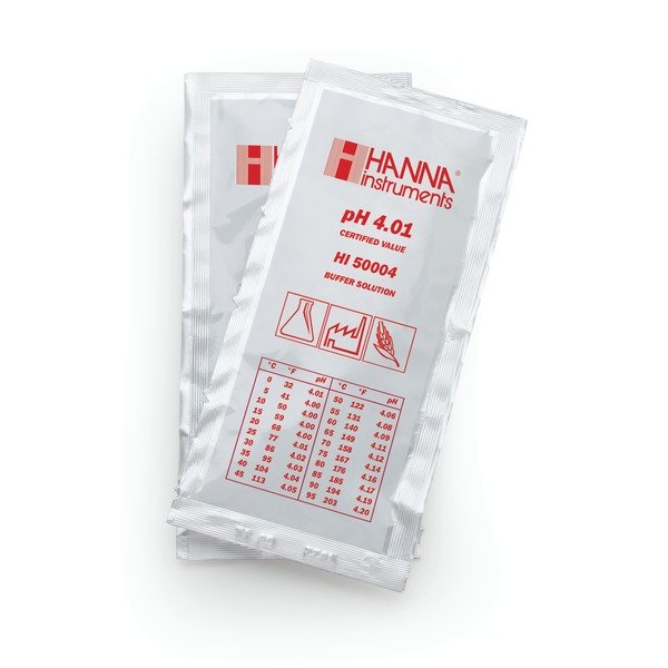 [:lt]HI50004-01 pH 4,01 Techninio kalibravimo buferio paketėliai (10 x 20 ml)[:en]pH 4.01 Technical Calibration Buffer Sachets (10 x 20mL)[:]