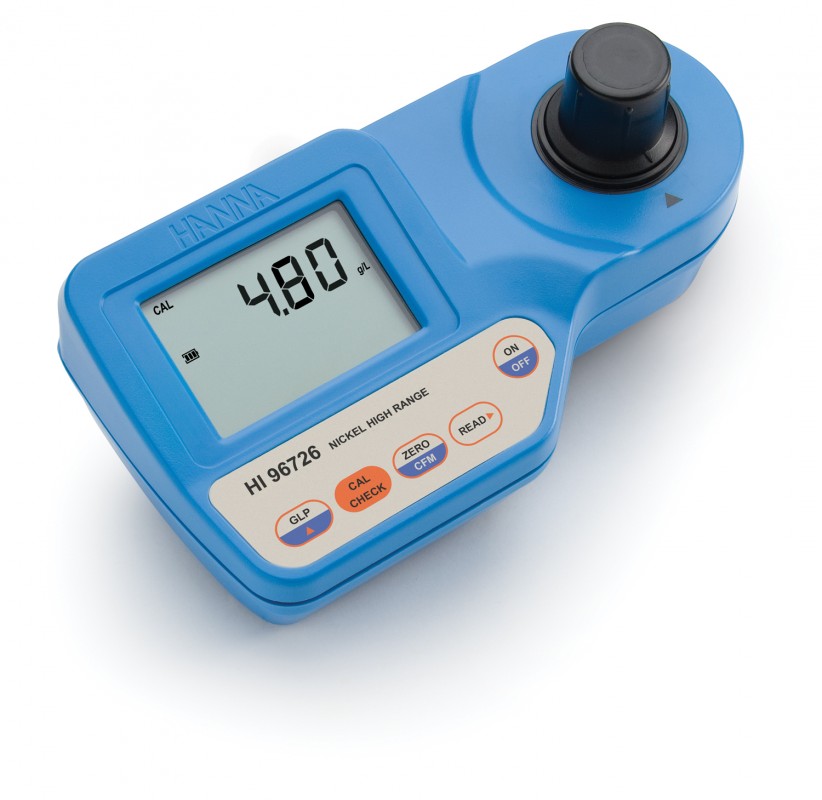 [:lt]HI96726 Nikelio, didelių koncentracijų, nešiojamas fotometras[:en]Nickel High Range Portable Photometer - HI96726[:]