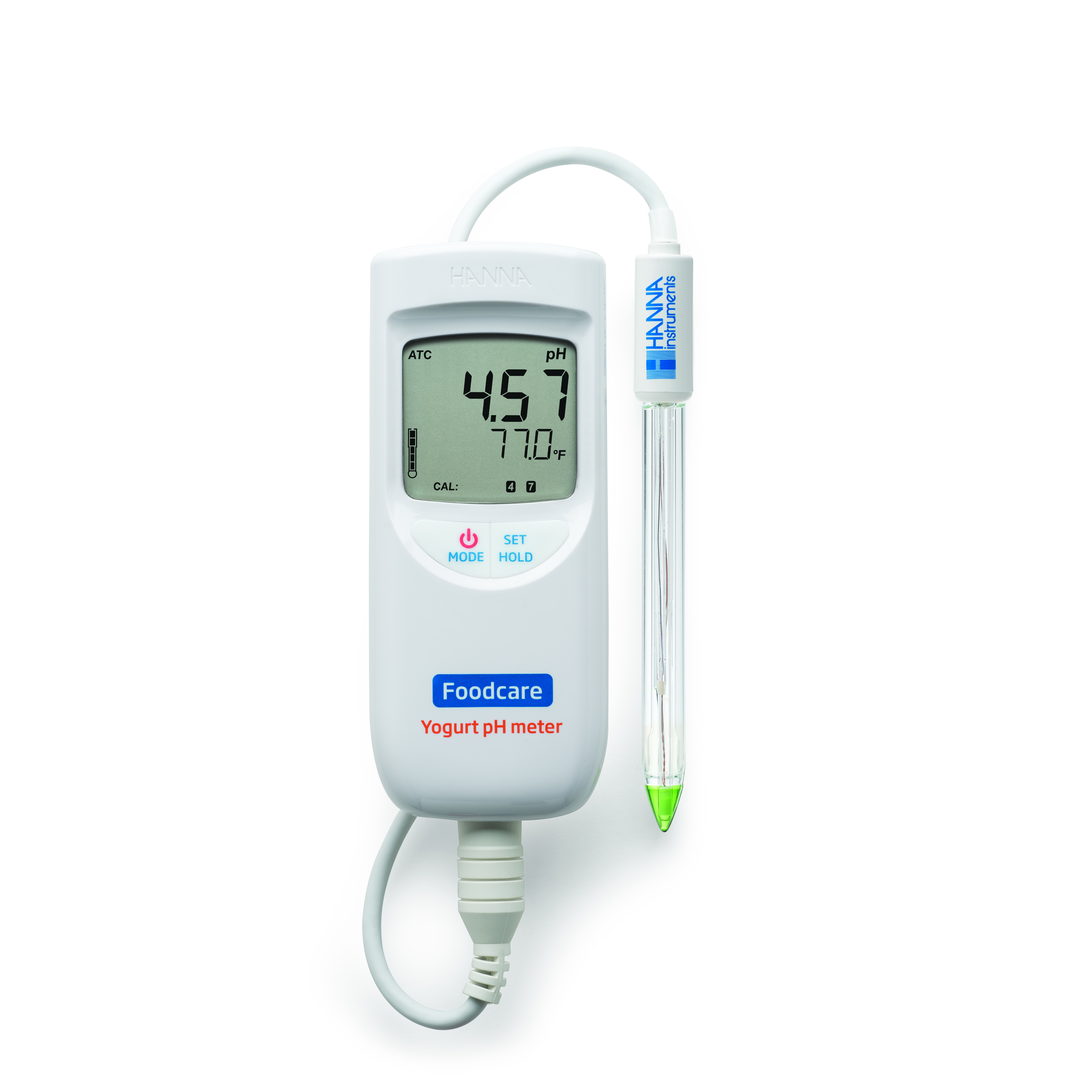[:lt]HI99164 Nešiojamas pH/temperatūros matuoklis jogurto analizei[:en]HI99164 Portable pH/Temperature Meter for Yogurt Analysis[:]