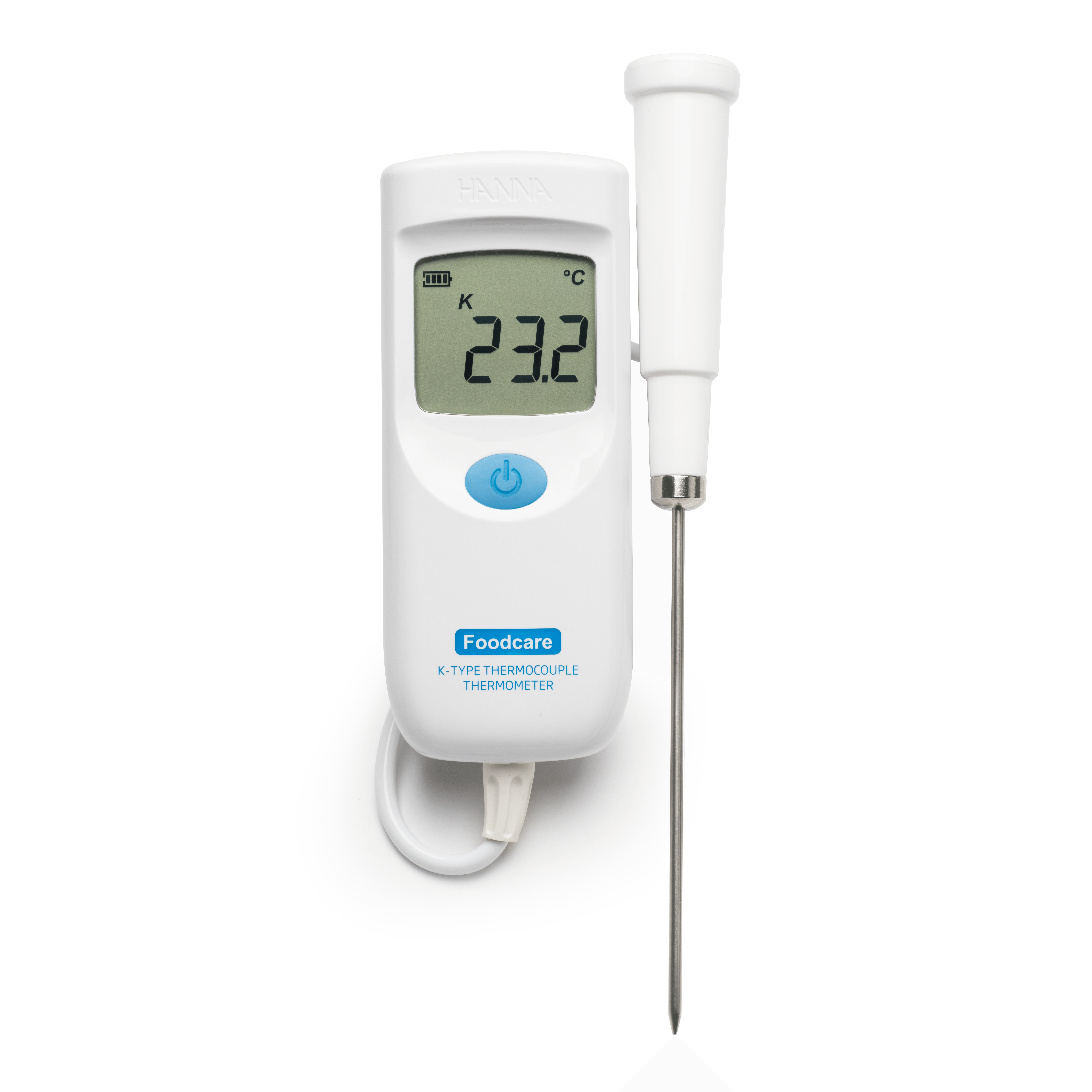 [:lt]HI935007 Nešiojamasis termometras su fiksuotu K tipo zondu[:en]HI935007 Portable Thermometer with Fixed K-Type Probe[:]